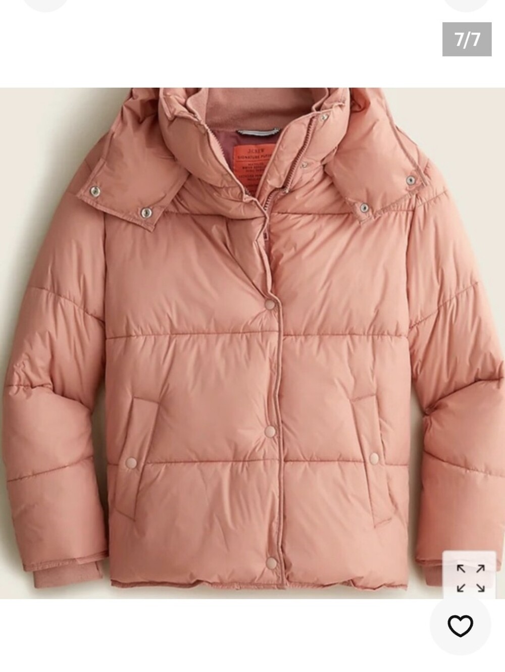 J. Crew Primaloft Signature Puffer